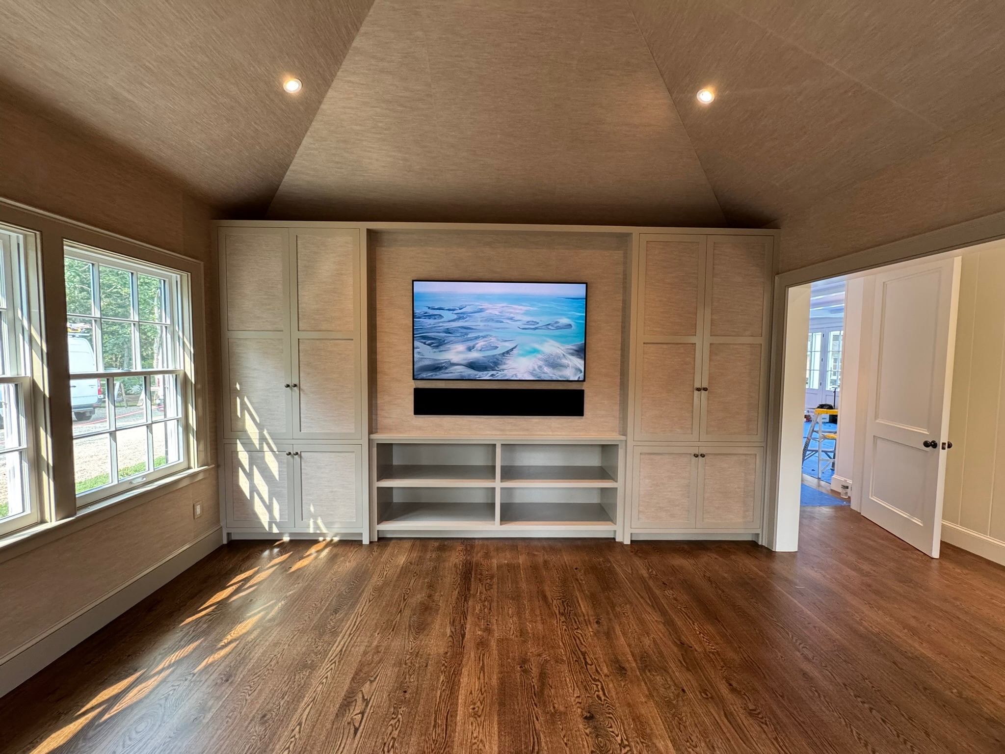 Multi-room audio system installed in a Martha's Vineyard home