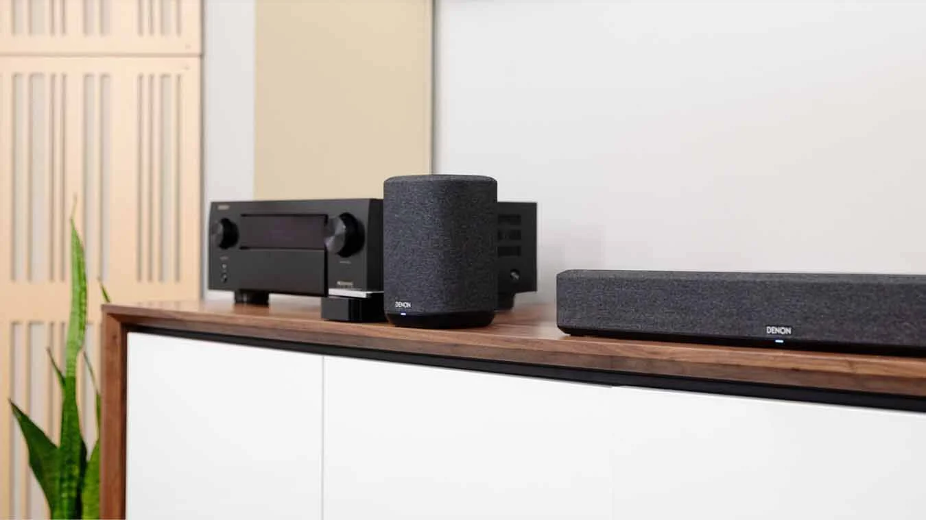 Home theater system with Denon AV receiver