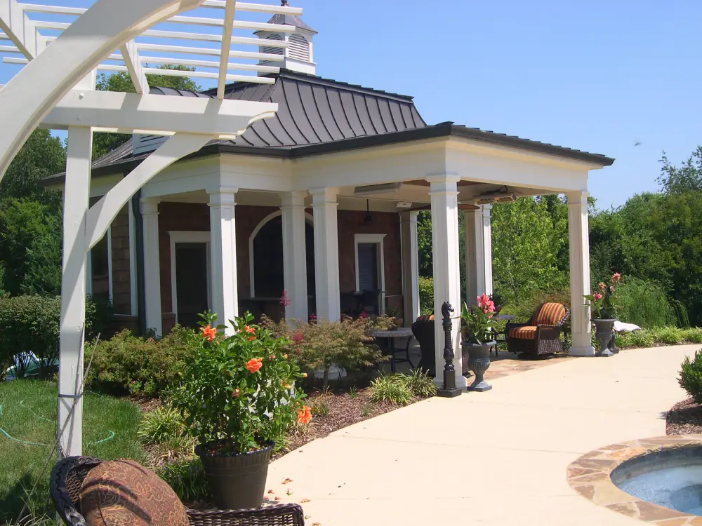 Mounted Samsung TV and soundbar