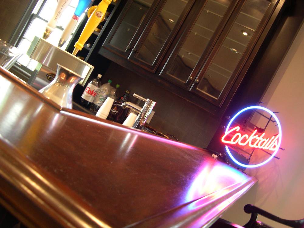 Minimalist media wall