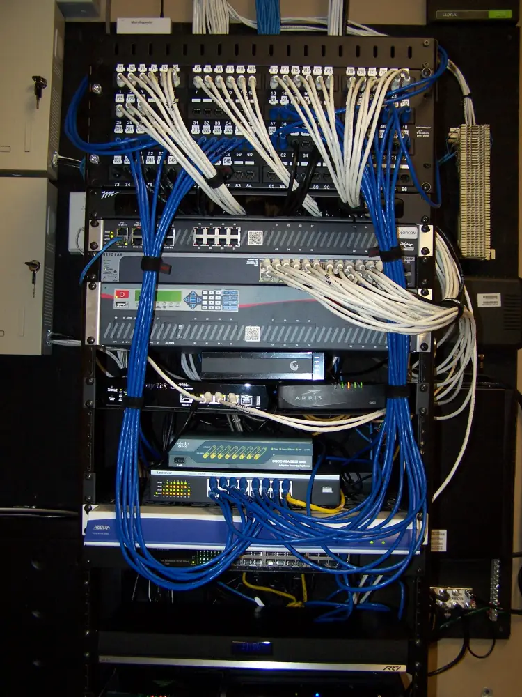 Minimalist media wall