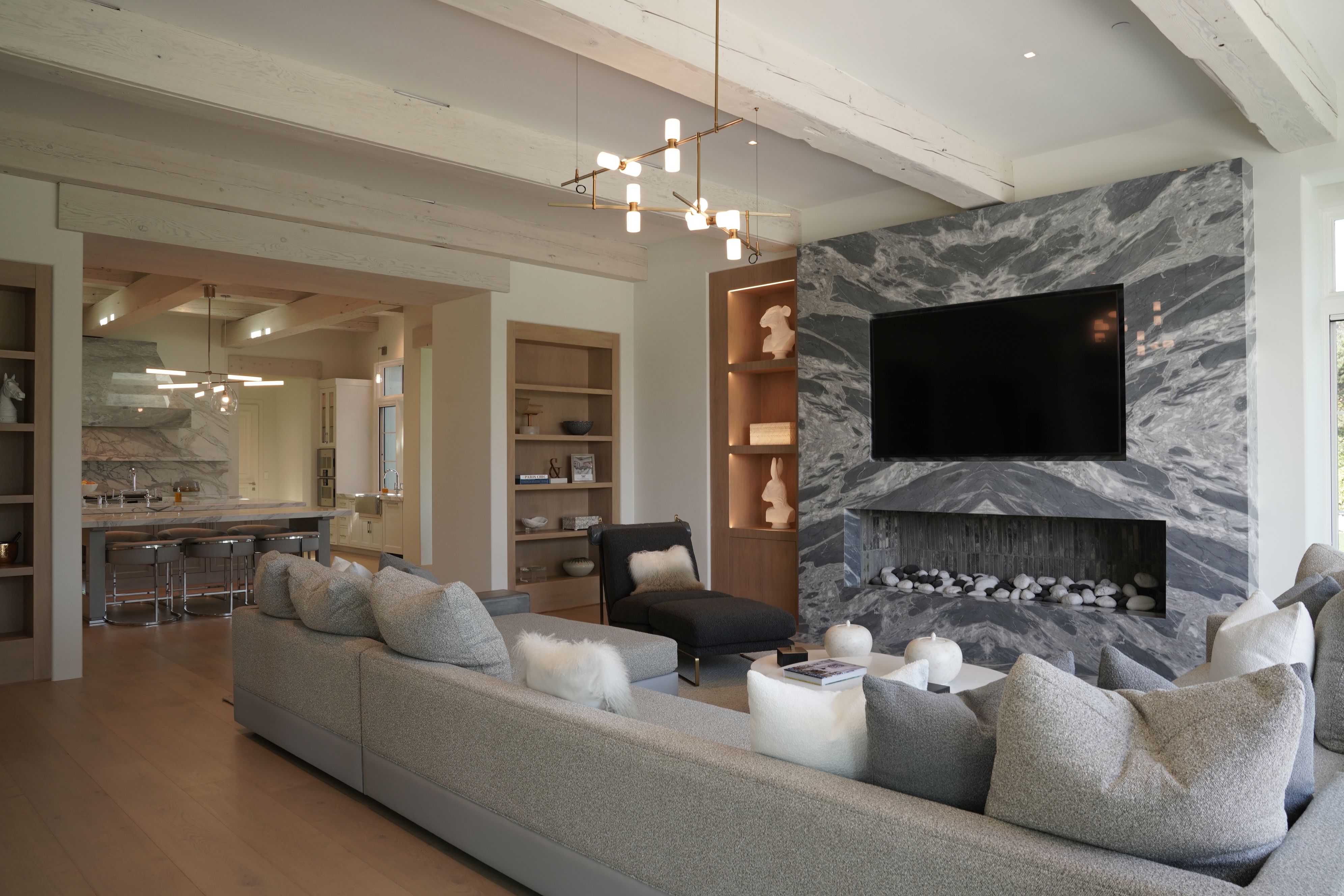 Modern smart home control in a Naples residence