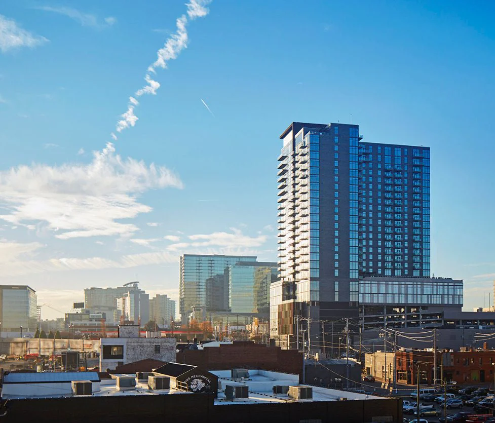 A commercial project, downtown Nashville