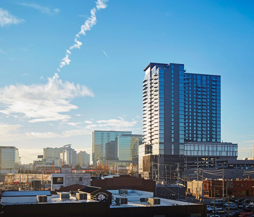 A commercial project, downtown Nashville