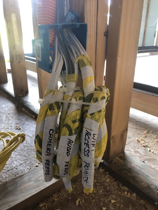 Custom home pre-wire and rough-in
