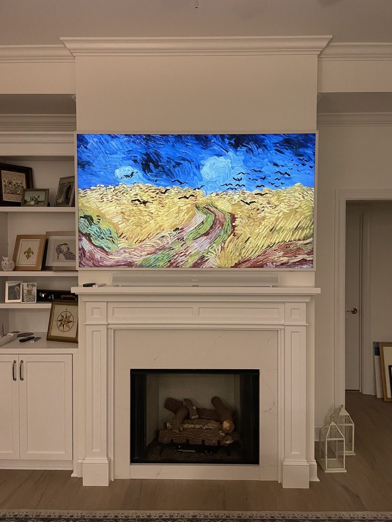 Modern 4K OLED display retrofit