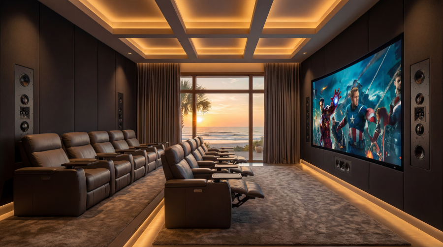 Premium home theater installation Myrtle Beach