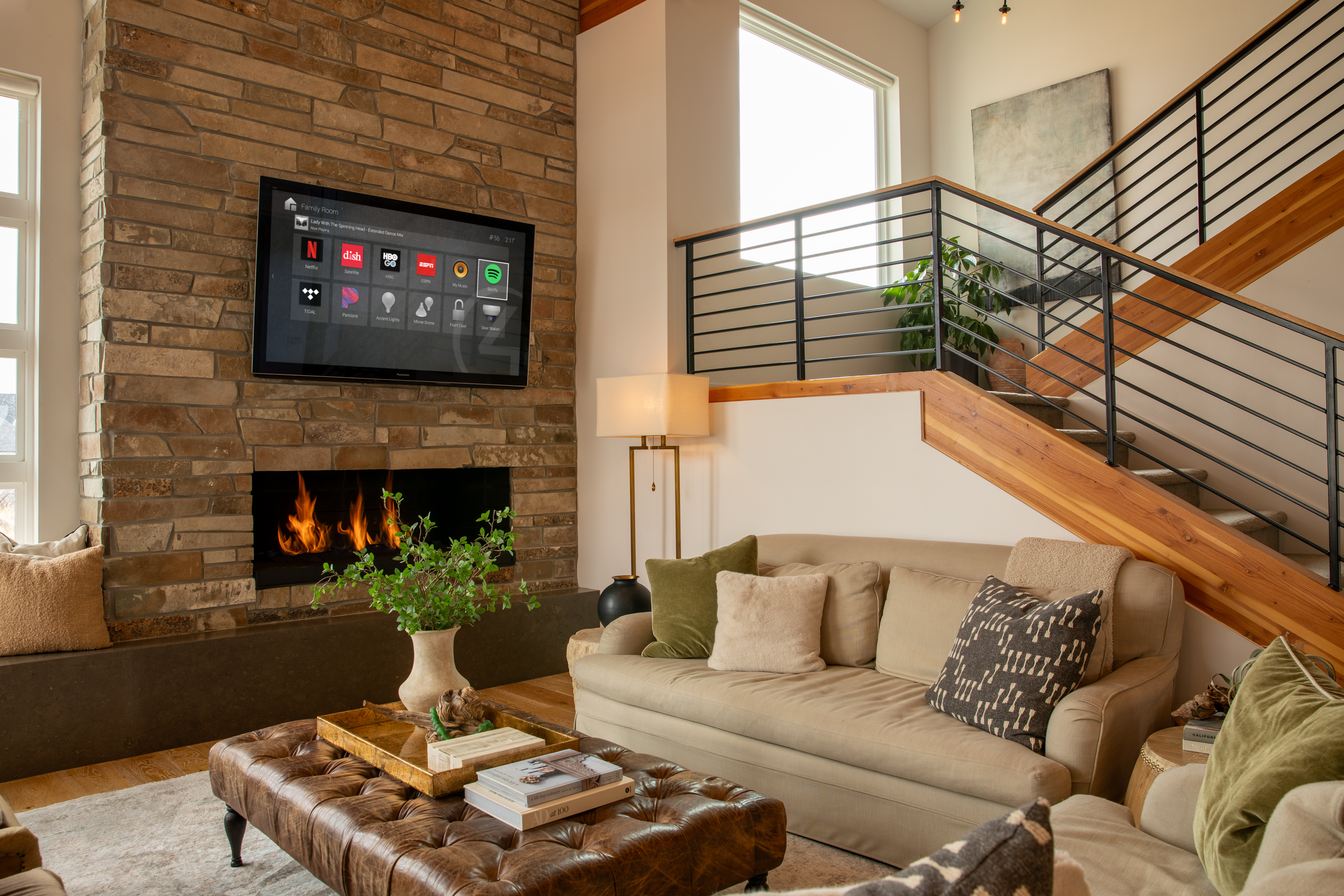Luxury smart home interior