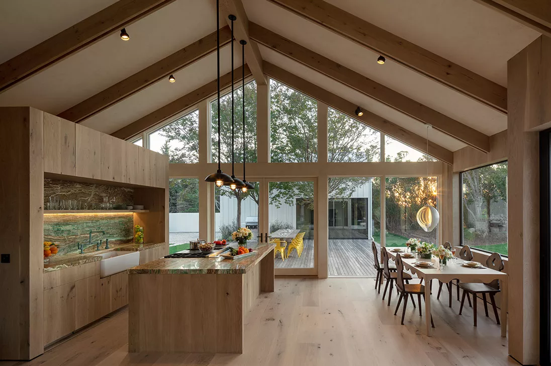 Luxury interior with architectural lighting