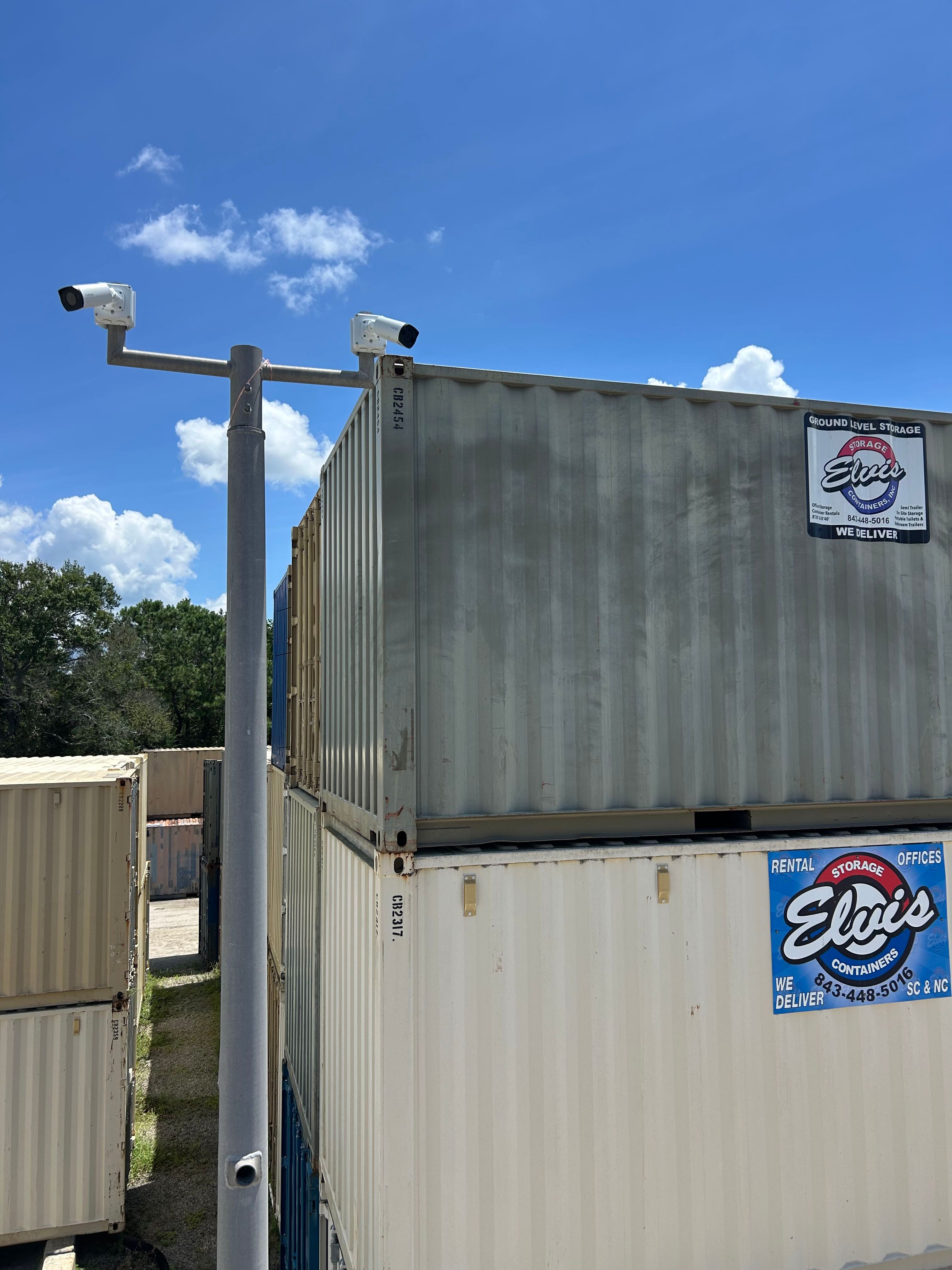 Elvis Service Company storage containers and mobile offices