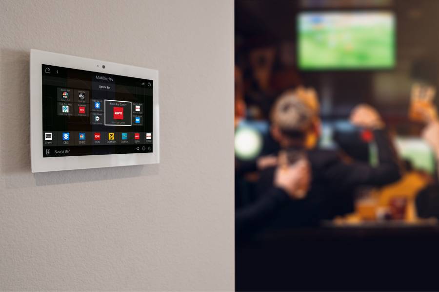 Control4 video automation interface