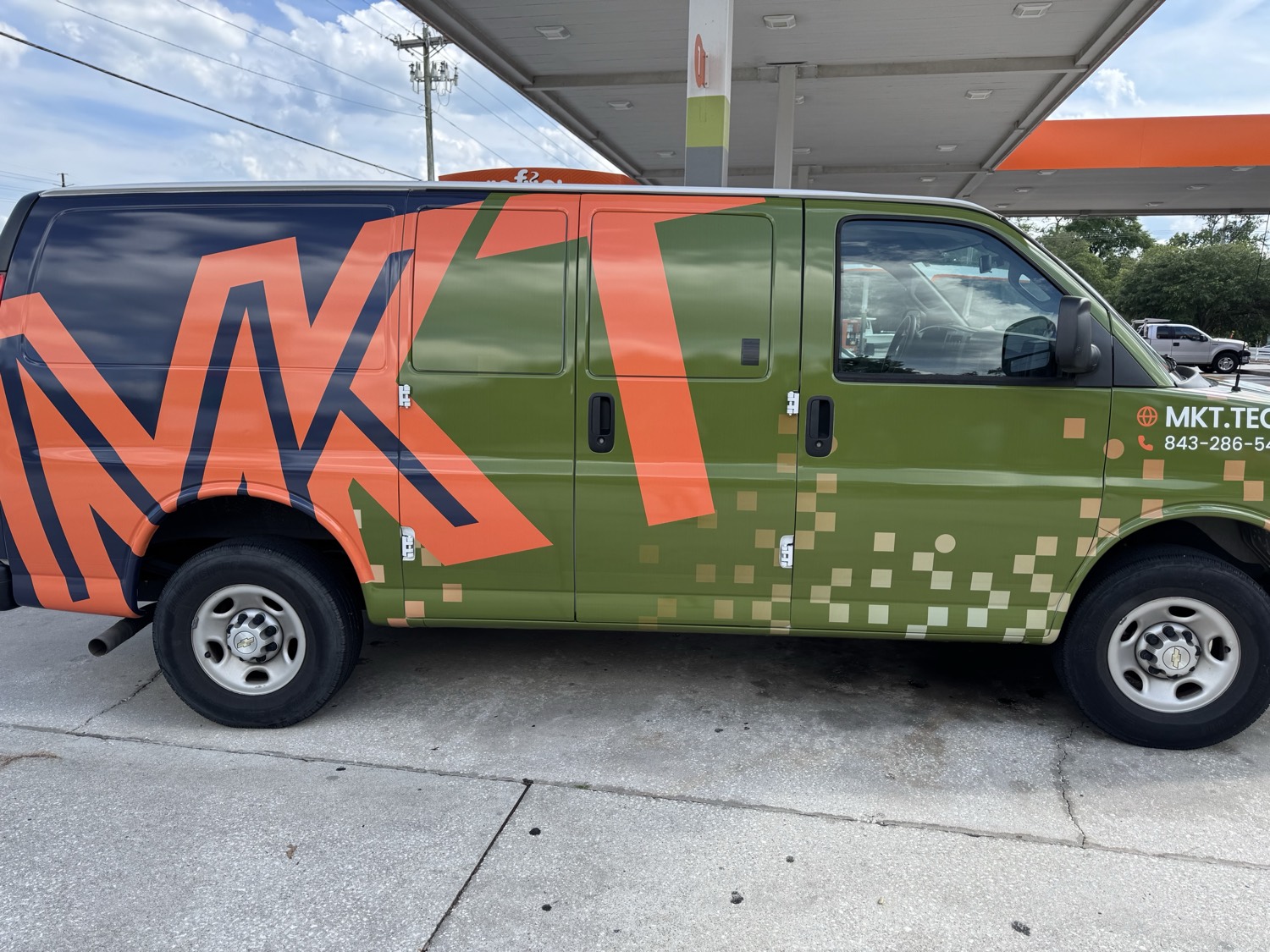 MK Technology wrapped van
