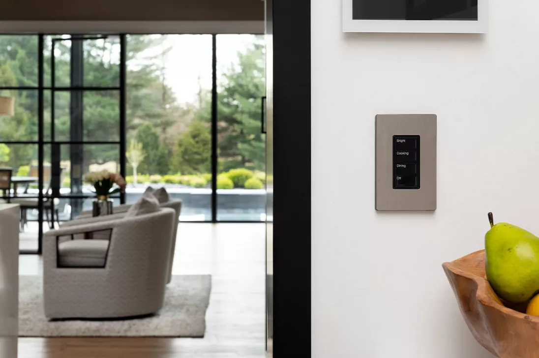 Luxury home with Lutron lighting control