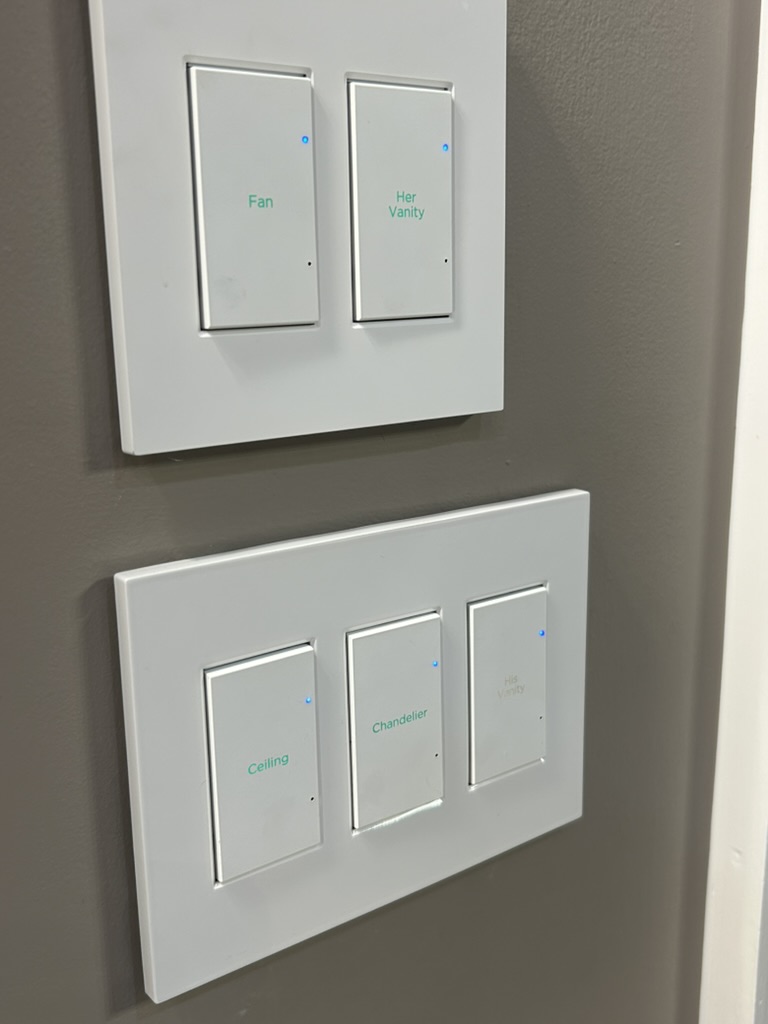 Integrated smart home control panel