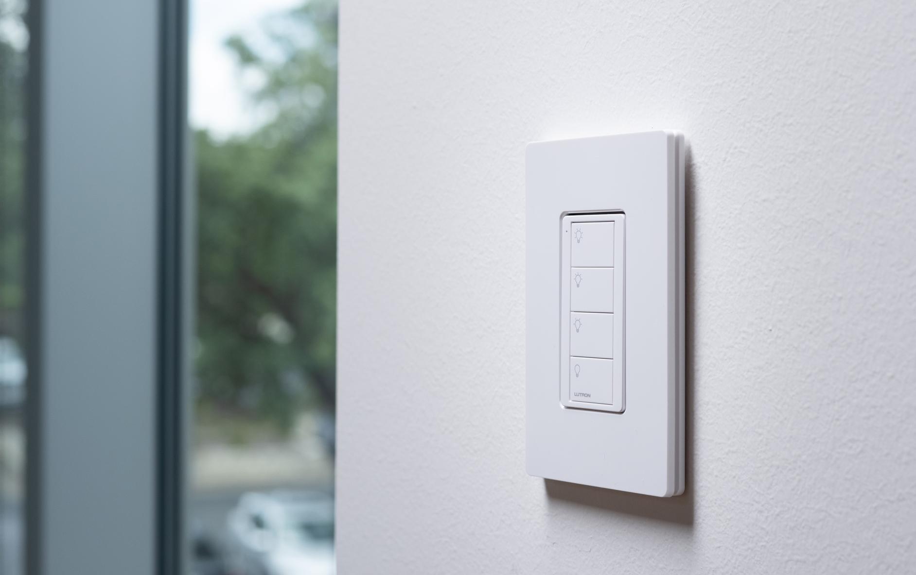 Lutron Athena commercial lighting control in a Georgetown office