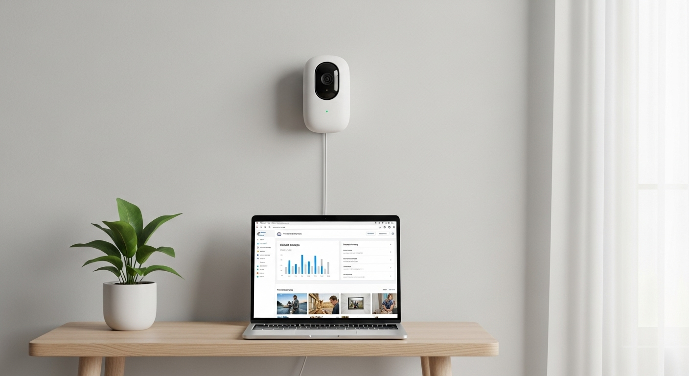 Wireless smart cameras with privacy-focused security technology and cloud-based video storage solutions.