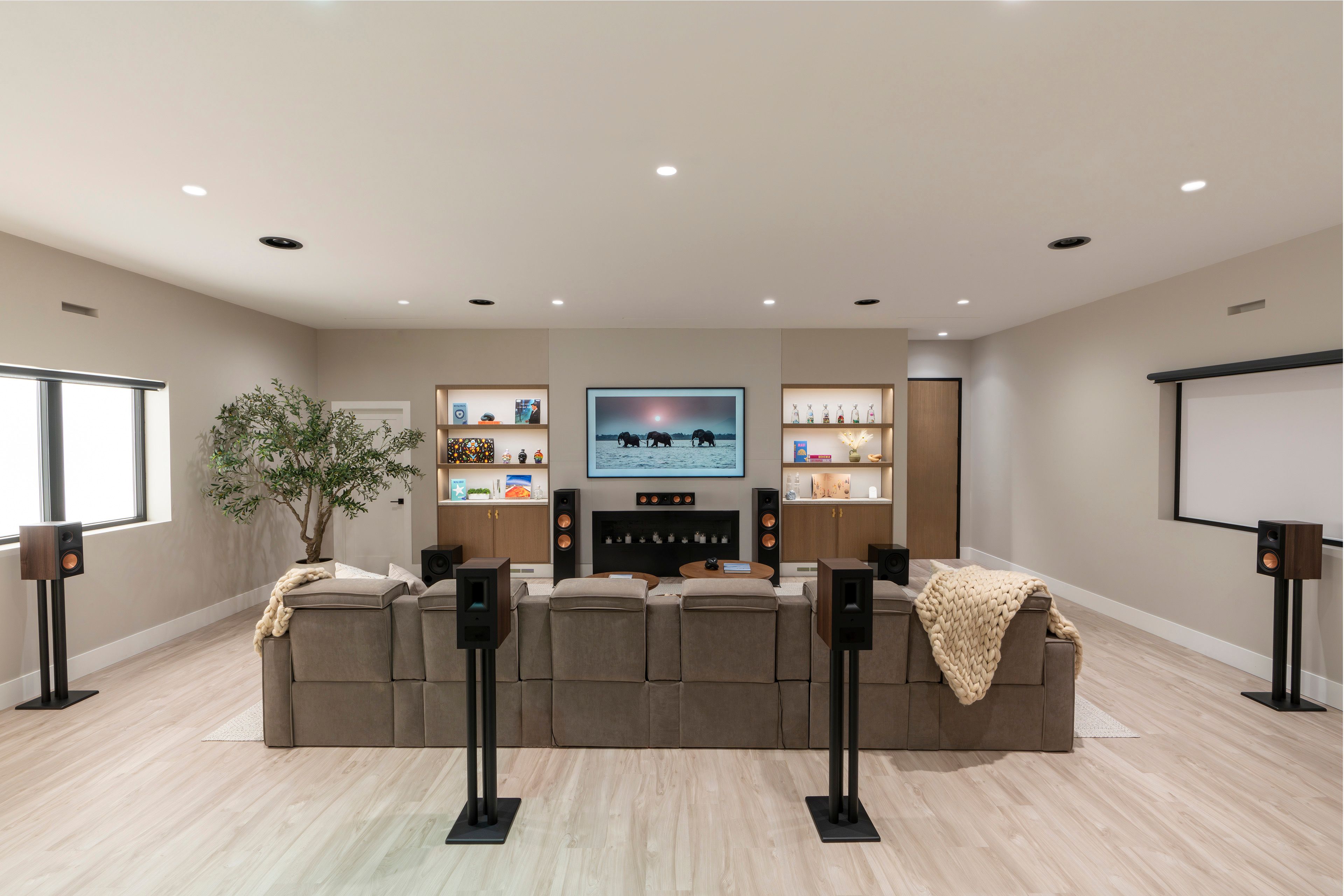 Modern media room