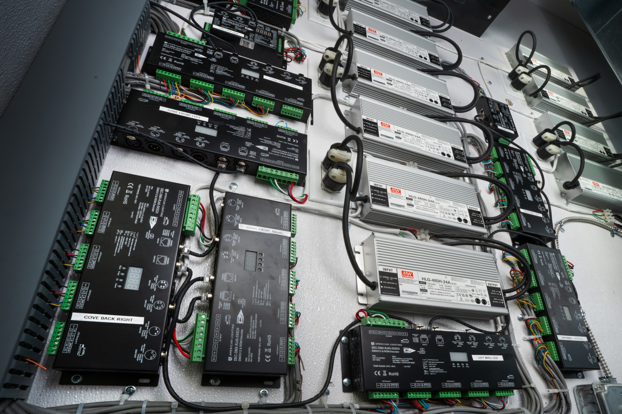 Electrical driver wall