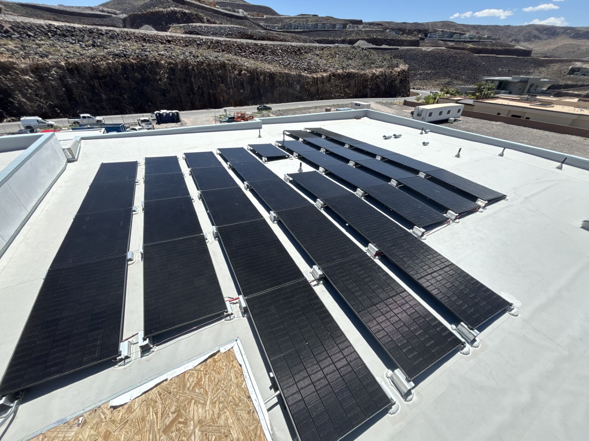 Rooftop solar array